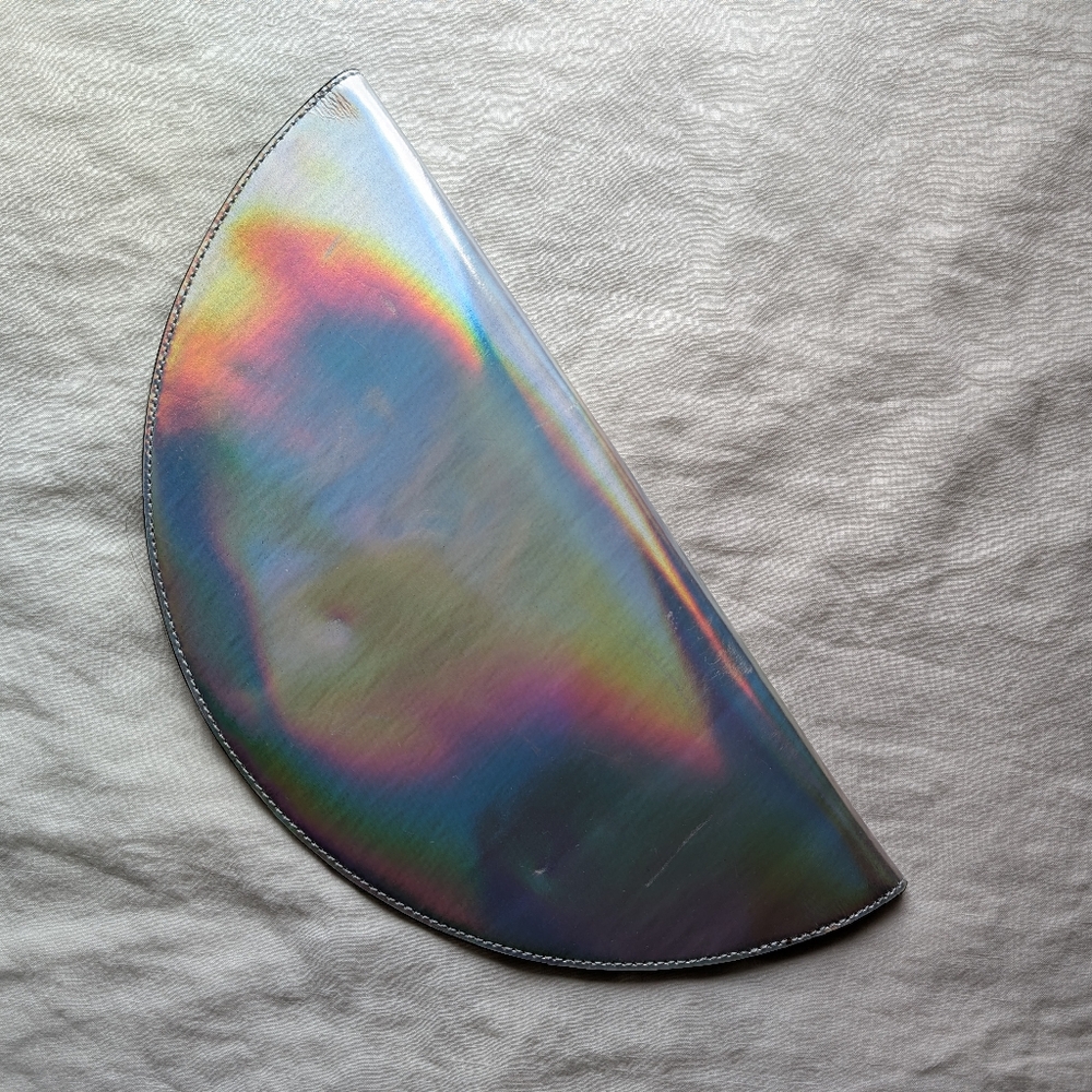 Kate Spade Saturday Holographic Half-Moon Clutch